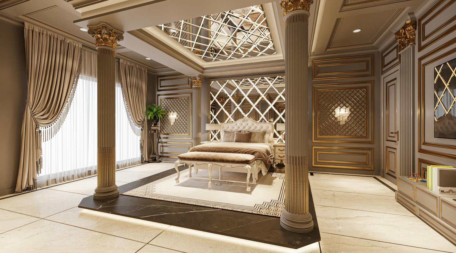 Bedroom decor styling